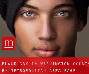 Black Gay in Washington County by metropolitan area - page 1