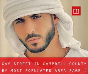 Gay Street in Campbell County by most populated area - page 1